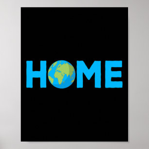 Thuisaarde - De planeet beschermen - Milieuvriende Poster