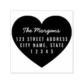 Thuisadres achtergronden  zelfinktende stempel (Design)