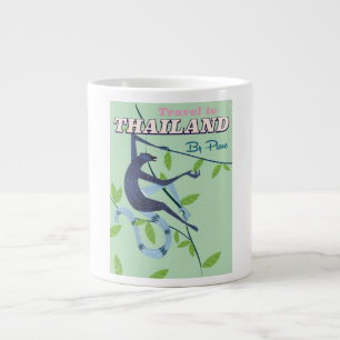 Thuisalongrijpingsdruk op jaarbasis grote koffiekop