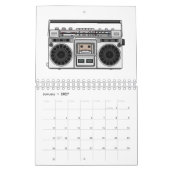 Thuisapparaat cartoon illustratie kalender (Jan 2027)