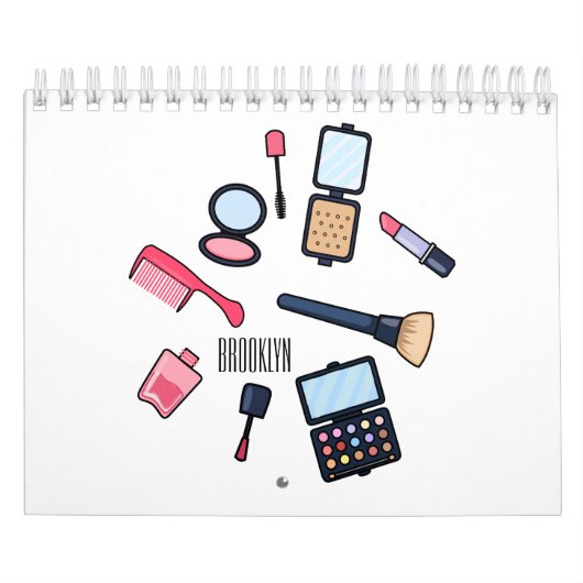 Thuisapparaat cartoon illustratie kalender (Hoes)