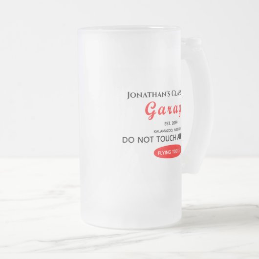 Thuisauto-mechanische reddingsmiddelen voor auto's matglas bierpul (Voorkant rechts)