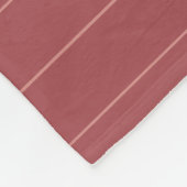 Thuisbakens Aangepast elegant Sjabloon Roos Modern Fleece Deken (Hoek)