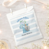 Thuisbakkerij Blauwe Bloememixer Bedankzakje (Geknipt)