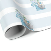 Thuisbakkerij Blauwe Mixer Cadeaupapier (Rol Hoek)