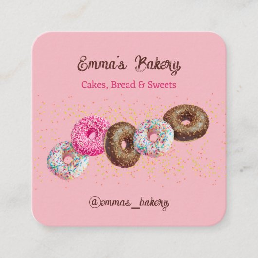 Thuisbakkerij Catering Visitekaartje (Voorkant)