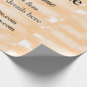 Thuisbakkerij gemaakt met liefde voeg tekst websit cadeaupapier (Hoek)