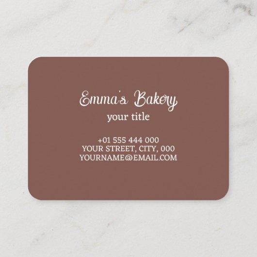 Thuisbakkerij Visitekaartje (Achterkant)