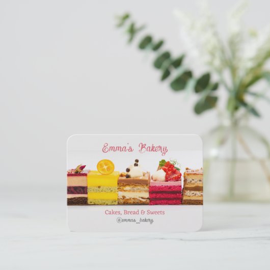 Thuisbakkerij Visitekaartje (Staand voorkant)