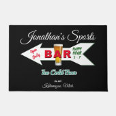 Thuisbalk Tavern Man Koudbier Man Cave Deurmat (Voorkant)