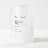 Thuisbalk Tavern Pub Man Cave Cold Beer Matglas Bierpul (Voorkant links)