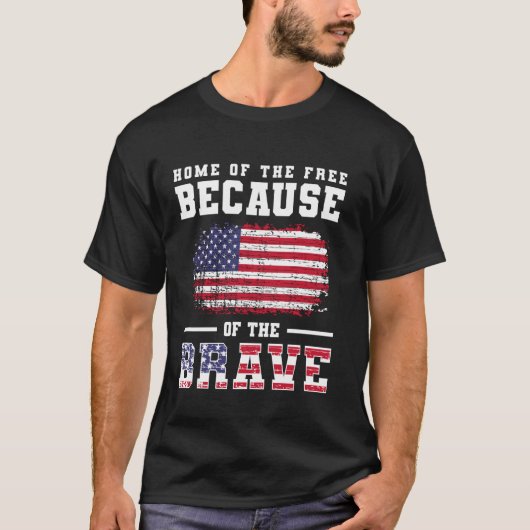Thuisbasis van het vrije Amerika T-shirt (Voorkant)