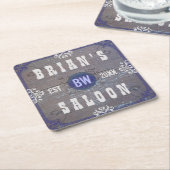  thuisbassin Saloon Kartonnen Onderzetters (Schuin)