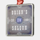  thuisbassin Saloon Metalen Ornament (Links)