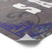  thuisbassin Saloon Poster (Hoek)