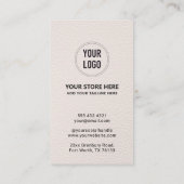 Thuisbedrijf met moderne Logo Hartelijk dank Kortingskaartje (Achterkant)