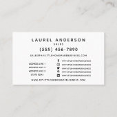 Thuisbedrijf Voeg je eigen Logo Visitekaartje toe (Achterkant)