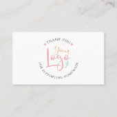 Thuisbedrijf Voeg je eigen Logo Visitekaartje toe (Voorkant)