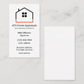 Thuisbeoordelaar en -inspecties visitekaartje (Voorkant / Achterkant)