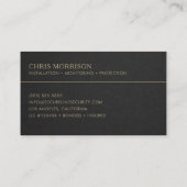 Thuisbeveiliging Visitekaartje (Achterkant)