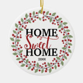 Thuisbioscoop - Kerstmis Keramisch Ornament (Voorkant)