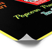 Thuisbioscoop Open 24/7 Popcorn kold Beer Poster (Hoek)