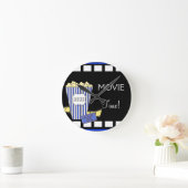 Thuisbioscoop Popcorn Box Blue Ronde Klok (Huis)