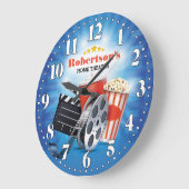 Thuisbioscoop  wandklok (Hoek)