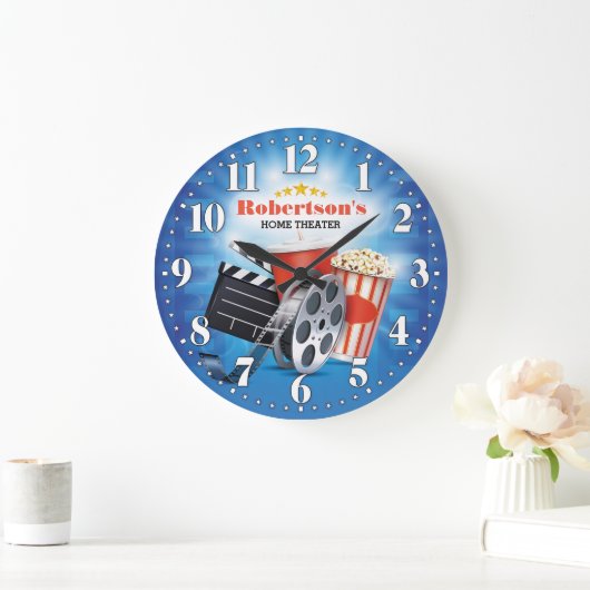 Thuisbioscoop  wandklok (Huis)