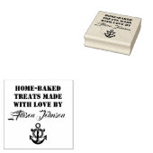 Thuisbloedige behandelingen met liefde gemaakt doo rubberstempel (Gestempeld)