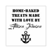 Thuisbloedige behandelingen met liefde gemaakt doo rubberstempel (Afrduk)