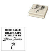 Thuisbloedige behandelingen met liefde gemaakt doo rubberstempel (Gestempeld)