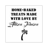 Thuisbloedige behandelingen met liefde gemaakt doo rubberstempel (Afrduk)