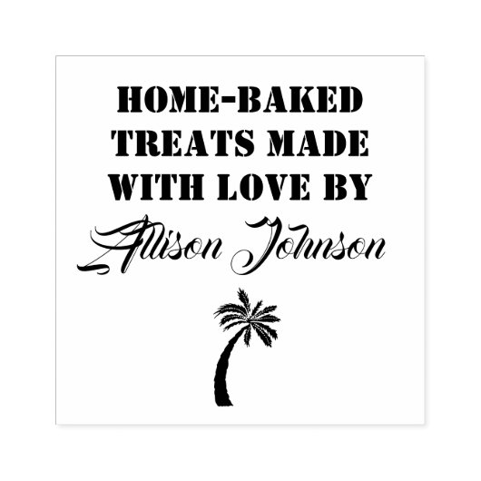 Thuisbloedige behandelingen met liefde gemaakt doo rubberstempel (Afrduk)