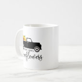 Thuisbloemen Cute Truck Coffee Mok (Voorkant links)