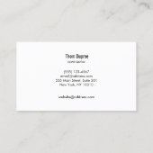 Thuisbouw en carpentry wood Plane Logo 2 Visitekaartje (Achterkant)