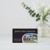 Thuisbouw Visitekaartje (Staand voorkant)