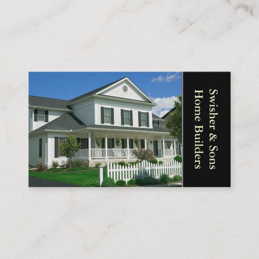 Thuisbouwmachines Visitekaartje (Voorkant)