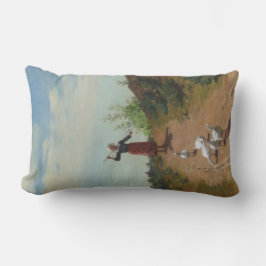 Thuisbrengen van de Ganzenkudde (door Paul Peel) Kussen