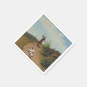 Thuisbrengen van de Ganzenkudde (door Paul Peel) Servet (Hoek)