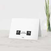 Thuisbrengen van de vakantie Cheer Kaart (Achterkant)