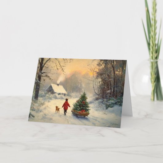 Thuisbrengen van de vakantie Cheer Kaart (Voorkant)