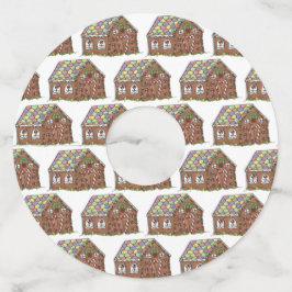 Thuisbrood met thuisontbijt - Kerstfeest Wijnglaslabel