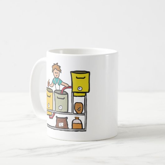 Thuisbrouwerij Koffiemok (Voorkant links)