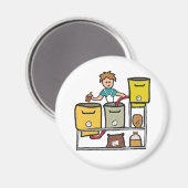 Thuisbrouwerij Magneet (Voorkant / Achterkant)