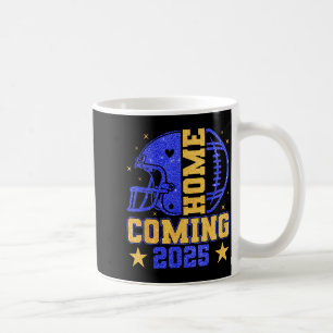 Thuiscoming 2025 Hoco Voetbal Mama Meisje Blauw Go Koffiemok