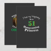 Thuiscoming Prinses Feest 2024 2025 2026 2027 2028 Kaart (Voorkant / Achterkant)