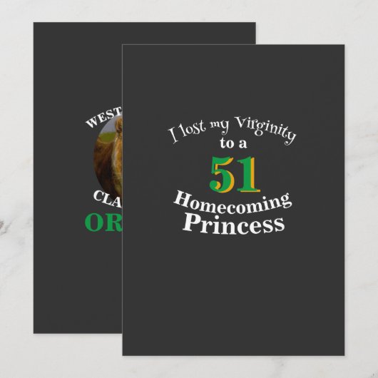 Thuiscoming Prinses Feest 2024 2025 2026 2027 2028 Kaart (Voorkant / Achterkant)