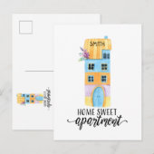 Thuiscompartiment Verplaatsend Briefkaart (Voorkant / Achterkant)