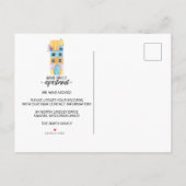 Thuiscompartiment Verplaatsend Briefkaart (Achterkant)